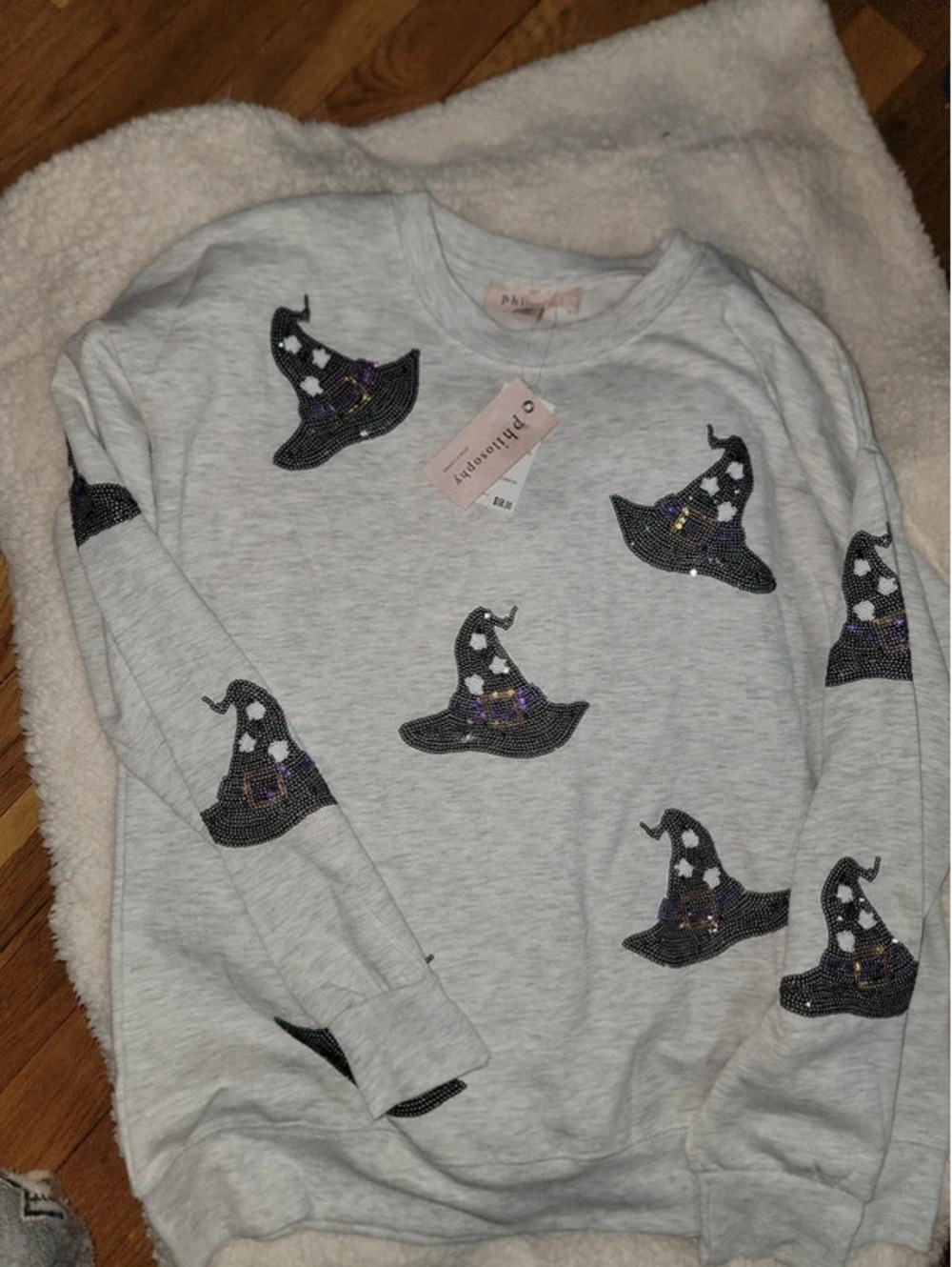 Philosophy womens size medium witches hat swearshirt